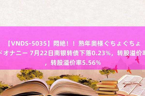 【VNDS-5035】悶絶！！熟年奥様ぐちょぐちょディルドオナニー 7月22日南银转债下落0.23%，转股溢价率5.56%