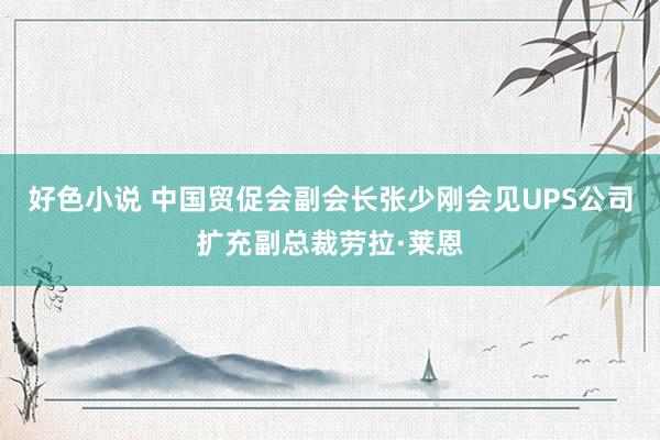 好色小说 中国贸促会副会长张少刚会见UPS公司扩充副总裁劳拉·莱恩