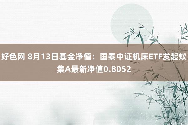 好色网 8月13日基金净值：国泰中证机床ETF发起蚁集A最新净值0.8052