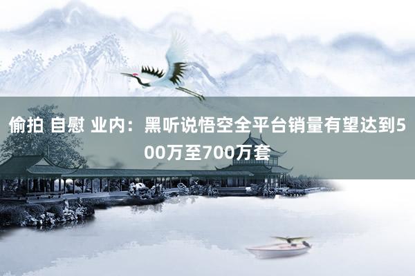 偷拍 自慰 业内：黑听说悟空全平台销量有望达到500万至700万套