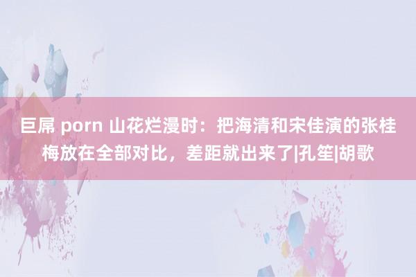 巨屌 porn 山花烂漫时：把海清和宋佳演的张桂梅放在全部对比，差距就出来了|孔笙|胡歌